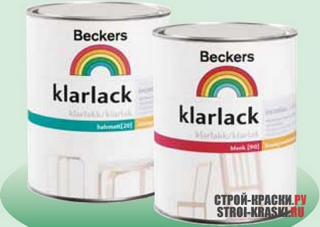   Beckers Klarlack Blank