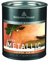   Benjamin Moore Latex Metallic Copper