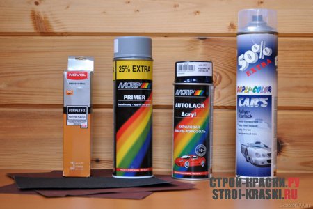 Краски в баллончиках для пластика Краски в баллончиках для пластика